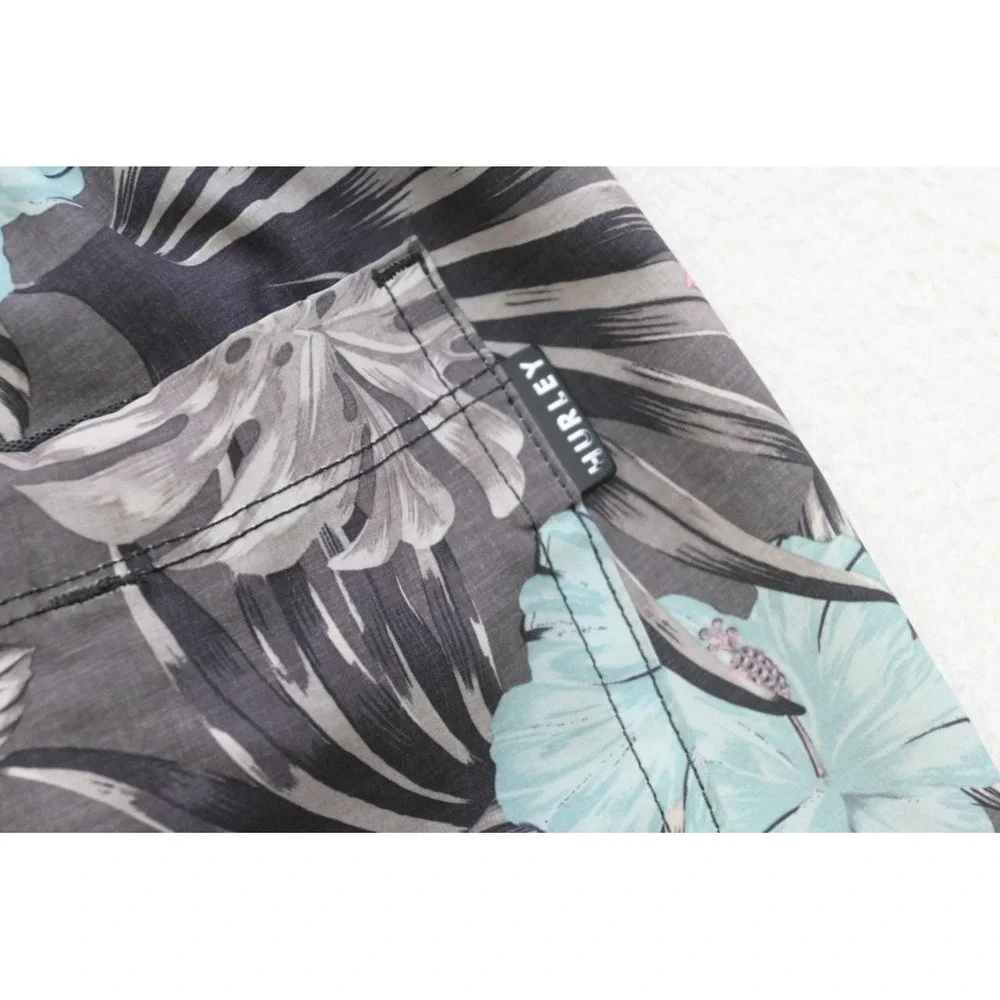 Hurley Swim Trunks Board Shorts Athletic Floral Stretch Water‎ Surf Mens Medium